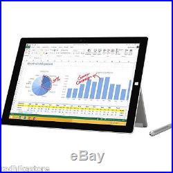 BUNDLE Microsoft Surface Pro 3 128GB SSD 4GB RAM Intel i5 with Type Cover