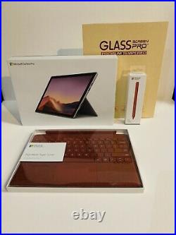BUNDLE Microsoft Surface Pro 7 withType Cover and Pen (128GB, Intel Core i5 8GB)