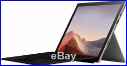 Brand New Microsoft Surface Pro 7 QWT-00001 Bundle With Cover- i3/ 4GB/ 128GB SSD