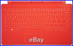 Genuine Red Touch Cover Keyboard for Microsoft Surface RT And Pro New