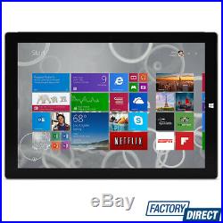 MICROSOFT SURFACE PRO 3 512GB 8GB RAM i7 SILVER TABLET COMPUTER with POWER SUPPLY