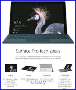 MICROSOFT Surface Pro 5 (1796), Intel core m3 128GB, 4GB RAM WIndows 10 Pro