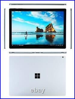 Microsoft Surface Book 1703 13.5 256GB i5 8GB Win 10 PRO w Power Supply/Charger