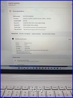 Microsoft Surface Book 2 1832 8350U i5 1.70GHz 8GB RAM 256GB SSD WIN 11 PRO