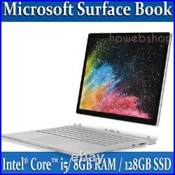 Microsoft Surface Book Intel i5 8GB RAM / 128GB SSD with Keyboard Windows11 Pro