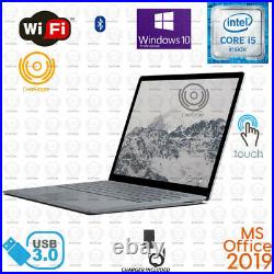 Microsoft Surface Laptop TOUCHSCREEN Core i5 8GB RAM SSD Office 2019 Win10 Pro