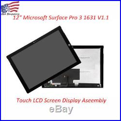 Microsoft Surface PRO 3 1631 V1.1 LCD Display +Touch Screen Digitizer Assembly