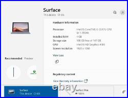 Microsoft Surface Pro (1) 128GB Black (Wi-Fi) Used