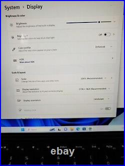 Microsoft Surface Pro 1796 i5-7300U 2.60GHz 8GB RAM 128GB SSD BAD BATTERY! #69