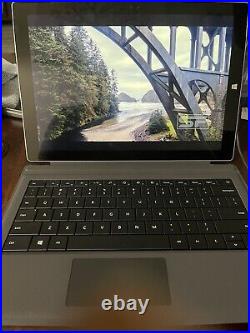 Microsoft Surface Pro 3 12.3 i5-4300U 1.9GHz 8GB 256GB SSD Win 10 Pro Keyboard