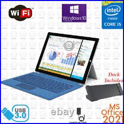Microsoft Surface Pro 3 12 Core i5 256GB SSD 8GB Office 2021 With Dock keyboard