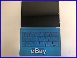 Microsoft Surface Pro 3 12 Tablet i5 CPU 128GB 4GB with Light Blue Keyboard