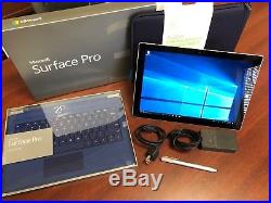 Microsoft Surface Pro 3 256GB, Wi-Fi, 12in Silver New Keyboard, Stylus, Case