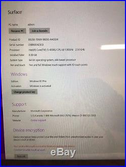Microsoft Surface Pro 3 Pro 3 256GB, Wi-Fi, 12in Silver