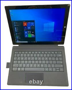 Microsoft Surface Pro 3 Tablet 1.9GHz i5-4300U 4GB 128GB Win10 1631- Keyboard