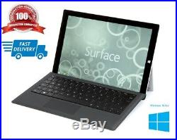 Microsoft Surface Pro 3 i5 8GB 256GB Tablet 12in + Keyboard Cover Win 10 Pro