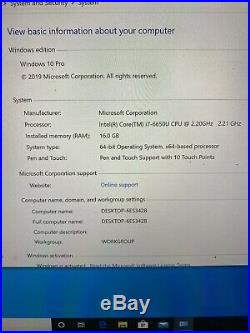 Microsoft Surface Pro 4 1024GB, Wi-Fi, 12.3in Silver Intel Core i7 16 GB