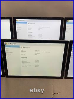 Microsoft Surface Pro 4, 12.3, 128GB Silver Read Description Lot of 6