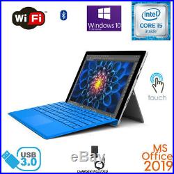 Microsoft Surface Pro 4 12.3 Core i5 256GB 8GB RAM Win10 Office 2019 bundle