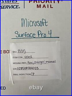 Microsoft Surface Pro 4 124GB, Wi-Fi, 12.3in Silver Intel Core i7 8GB
