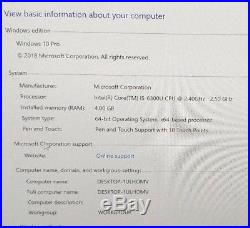 Microsoft Surface Pro 4 128GB, Silver (i5 4 GB RAM) Plus Extras-BUNDLE