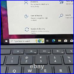 Microsoft Surface Pro 4 1724 i5 6300U 2.4GHz 8GB 256GB SSD READ. Shaky Screen