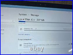 Microsoft Surface Pro 4 1724 i7-6650u 2.20GHz 256GB SSD 16GB DDR3 RAM Silver