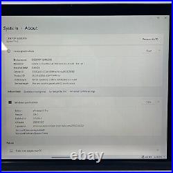 Microsoft Surface Pro 4 1796 12.3 Core i5 1.7GHz 8GB RAM 256GB SSD W11