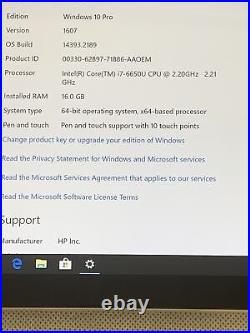 Microsoft Surface Pro 4, 256 GB, 16 GB Ram, Intel Core i7, 12.3 Tablet Read
