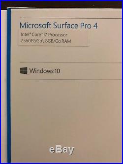 Microsoft Surface Pro 4 256GB, Wi-Fi, 12.3in Silver Intel Core i7- 8 GB RAM