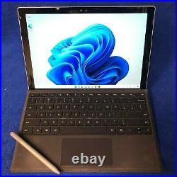 Microsoft Surface Pro 4 Core i5 4GB 128GB Keyboard Stylus Webcam Windows 11 Pro