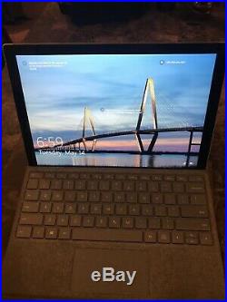 Microsoft Surface Pro 4 Core i5-6300U 2.4GHz 8GB 256GB 12 keyboard Win 10 pro