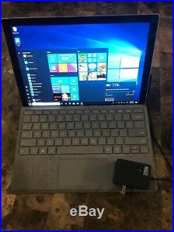 Microsoft Surface Pro 4 Core i5-6300U 2.4GHz 8GB 256GB 12 keyboard Win 10 pro