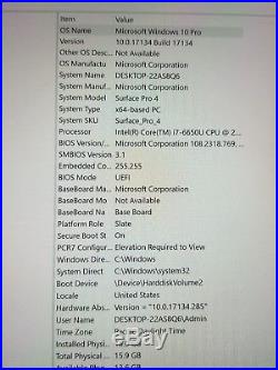 Microsoft Surface Pro 4, Core i7, 16GB RAM, 512GB SSD Windows 10 Pro +Keyboard