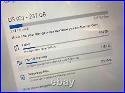 Microsoft Surface Pro 4 Intel i5-6300U 2.40GHz 8GB RAM 256GB SSD