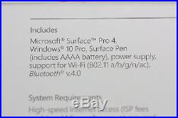 Microsoft Surface Pro 4 Tablet 12.3 HD Display Core i5 128G SSD Silver CR5-00001