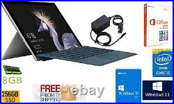 Microsoft Surface Pro 4 i5-6300U 8GB Ram 256GB SSD Wi-Fi Win10P Customize Bundle