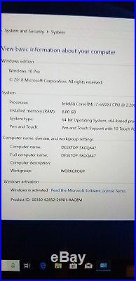 Microsoft Surface Pro 4, i7 Core, 8GB RAM 256GB RAM Windows 10 PRO