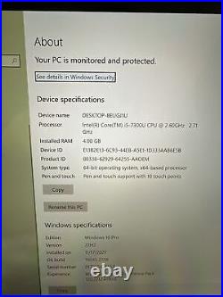 Microsoft Surface Pro 5 12.3 1796 i5-7300U 2.6GHz 4GB RAM 128GB SSD