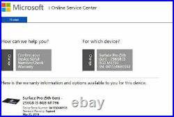 Microsoft Surface Pro 5 12.3 FJX-00001 i5 8GB -256GB SSD, Silver