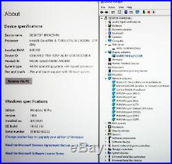 Microsoft Surface Pro 5 1807 4G LTE WWAN, i5-7300U8GB256GBKeyboardPenWARNTY