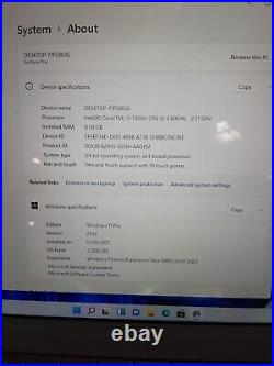 Microsoft Surface Pro 5 1807 i5-7300U 8GB RAM 256GB SSD Win11 SCREEN ISS! #97