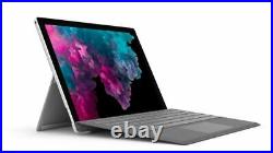 Microsoft Surface Pro 6 12.3 1.90GHz CORE i7 8650U 1TB SSD 16GB W10PRO Webcam