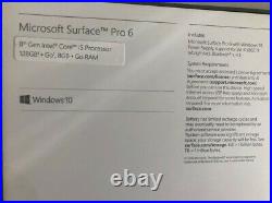 Microsoft Surface Pro 6 12.3, 128GB SSD, 8GB RAM Type Cover Keyboard Pen Bundle