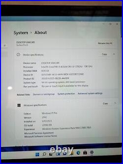 Microsoft Surface Pro 6 12 i5-8350U 8GB 256GB! Win11! CRACKED SCREEN! #69