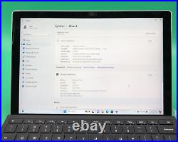 Microsoft Surface Pro 6 1796 Intel Core i7-8650U 16GB RAM 512GB SSD Windows 11P