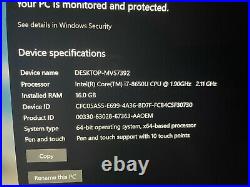 Microsoft Surface Pro 6 1796, i7 8th Gen 1.9GHZ, 16GB 512GB SSD i7-8650U