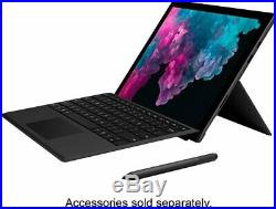 Microsoft Surface Pro 6 256GB SSD interl i5 12.3 8GB RAM Black KJT-00016 Sealed