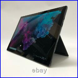 Microsoft Surface Pro 6 8th Gen. I5 CPU 256GB SSD 8GB RAM 12.3 Tablet Black