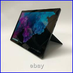 Microsoft Surface Pro 6 8th Gen. I7 CPU 256GB SSD 8GB RAM 12.3 Tablet Black